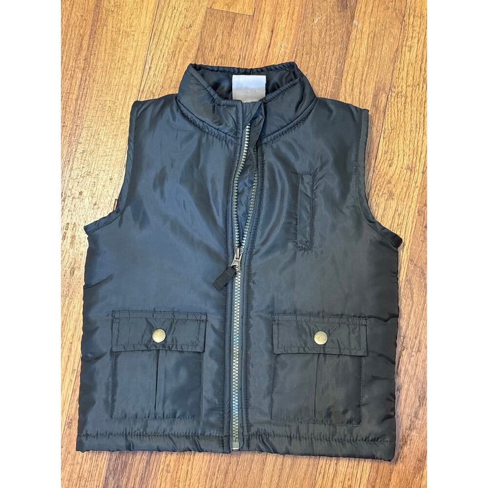Brooklyn Boys Army Green Puffer Vest Size 4T NWOT
